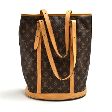 louis vuitton bucket bag gm size|Luxury Monogram Canvas and Leather Handbag Neonoe .